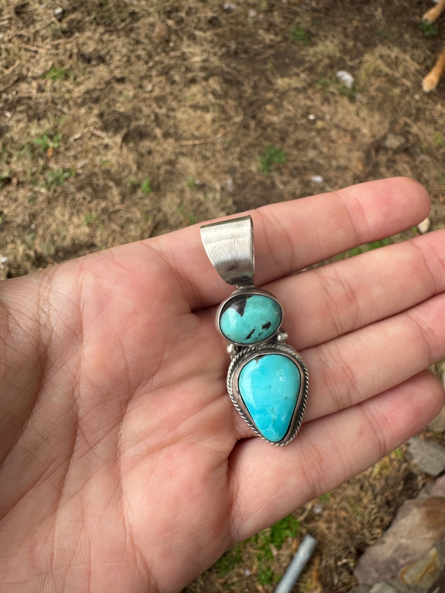 Kingman Turquoise Pendant