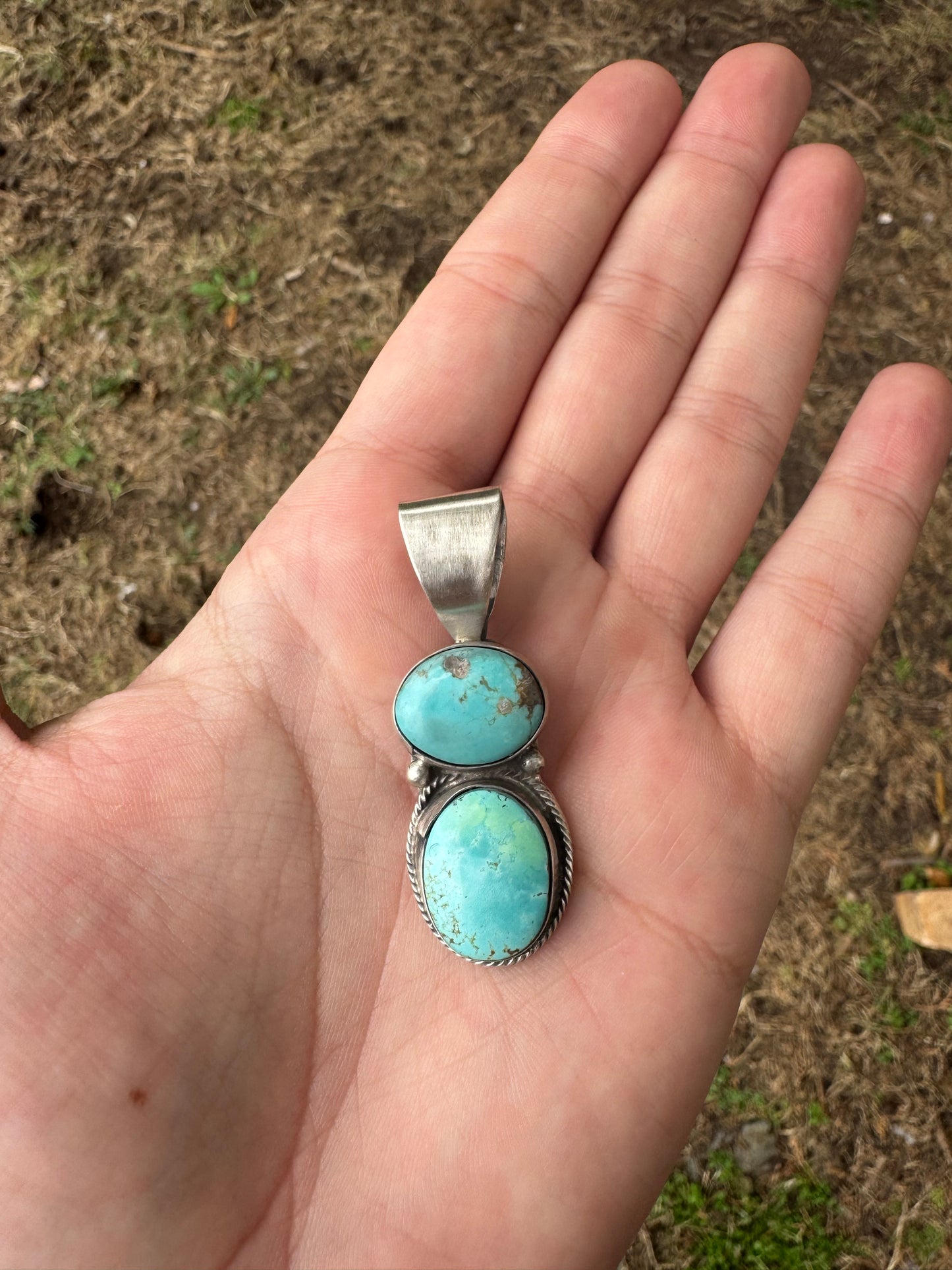 Kingman Turquoise Pendant