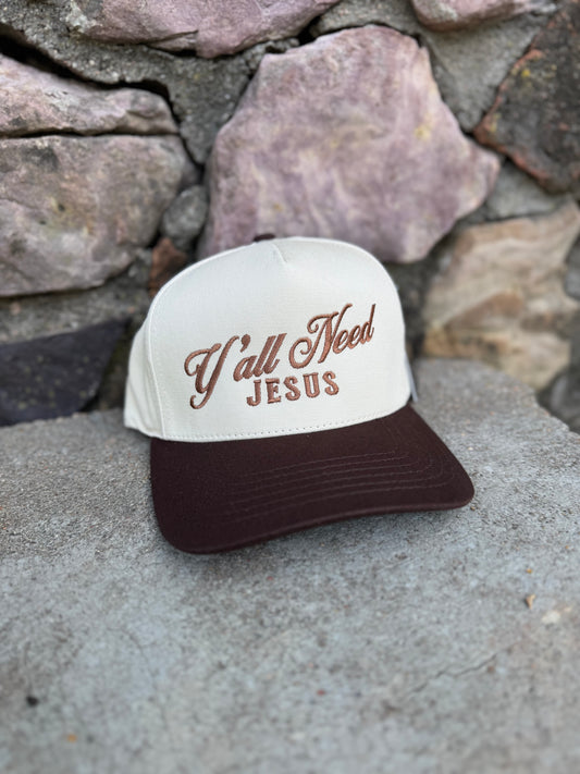 Ya’ll Need Jesus Trucker Hat