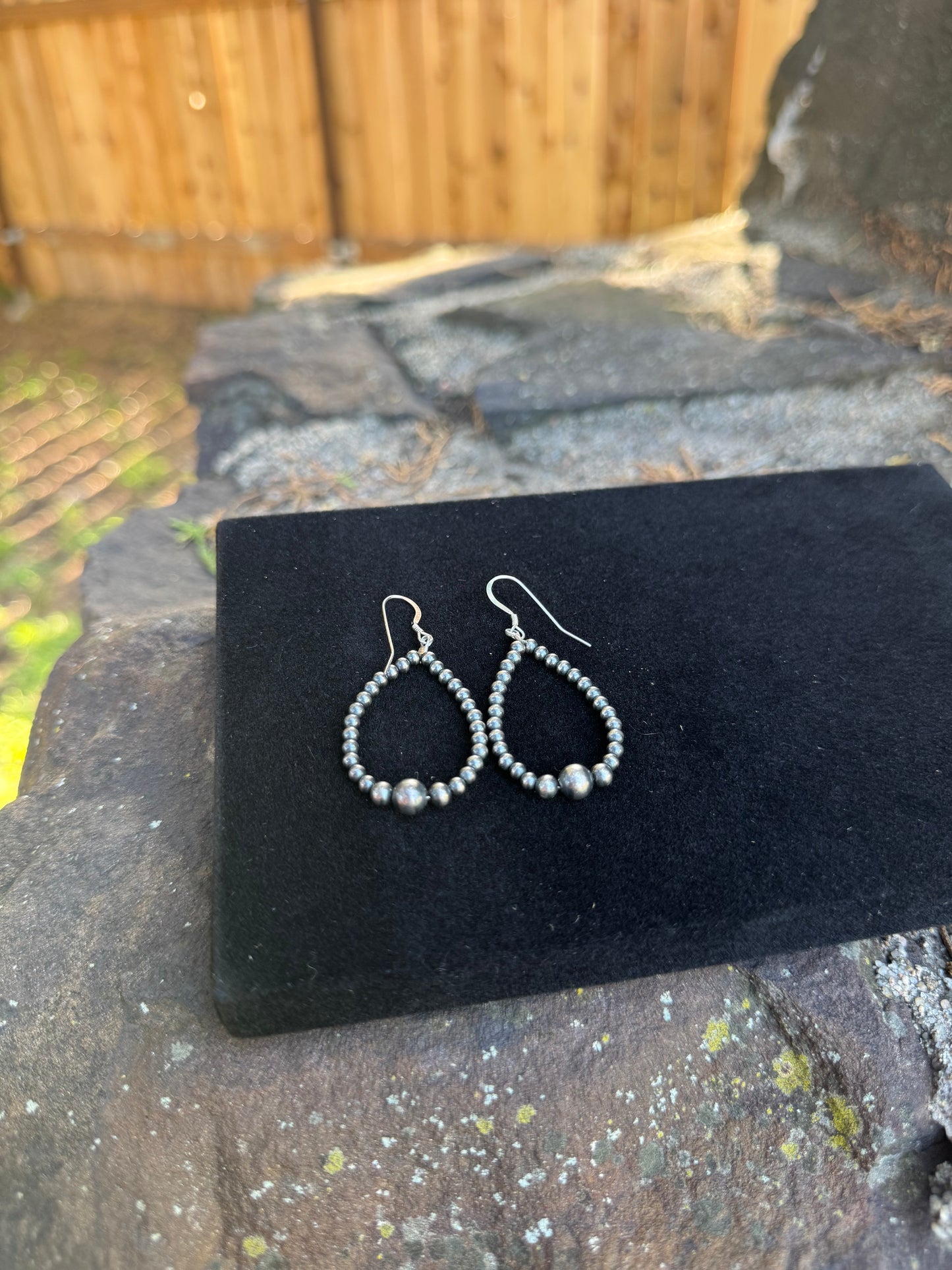 Navajo Pearl Drop Earring