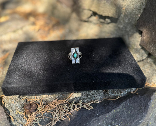 Navajo Turquoise and Sterling Silver Ring