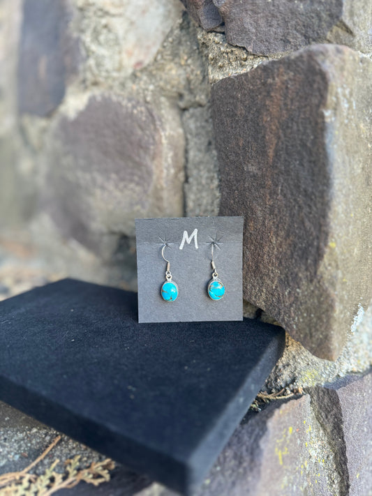 Tibetan Turquoise Earrings